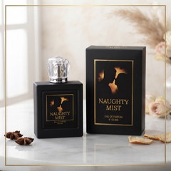 Naughty Mist Luxury Eau De Parfum 100ml – Black Bottle Unisex Fragrance | Warm, Sweet & Sensual Long-Lasting Perfume for Men & Women