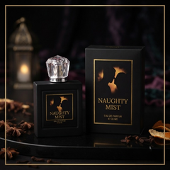 Naughty Mist Luxury Eau De Parfum 100ml – Black Bottle Unisex Fragrance | Warm, Sweet & Sensual Long-Lasting Perfume for Men & Women