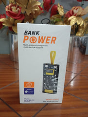 Transparent Power Bank 20000mAh – Fast Charging Portable Charger with Digital Display & Emergency LED Light | See-Through Design for Travel & Outdoor Use