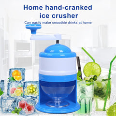 Manual Ice Crushing Shaver Maker Machine – Gola Ganda Ice Crusher | Household Hand Crank Ice Shaver for Snow Cones & Frozen Summer Treats