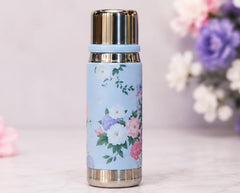 Premium Stainless Steel Water Bottle 550ml – Double Wall Vacuum Insulated Floral Flask | Hot & Cold Thermos with Cup Lid | BPA-Free Leak-Proof Bottle for Travel, Office & Gym (Random Color)